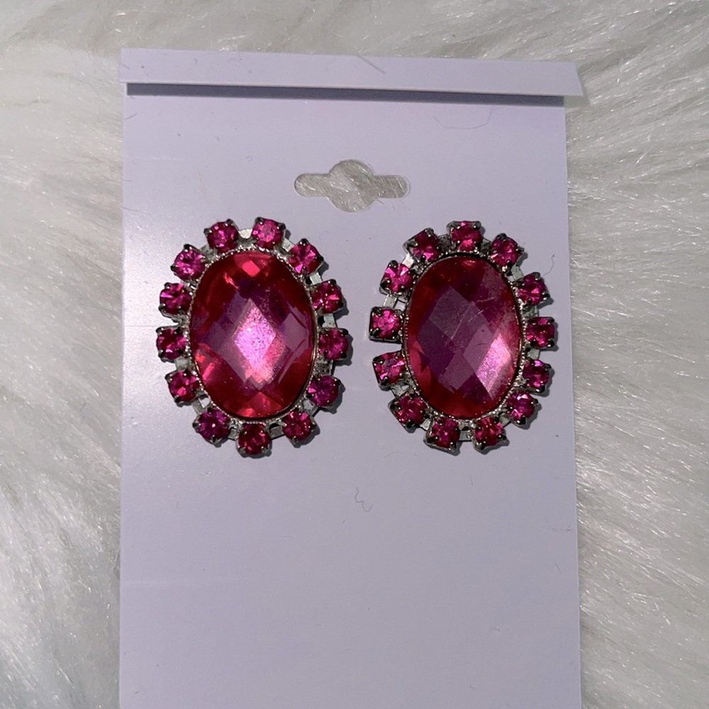 light pink earrings